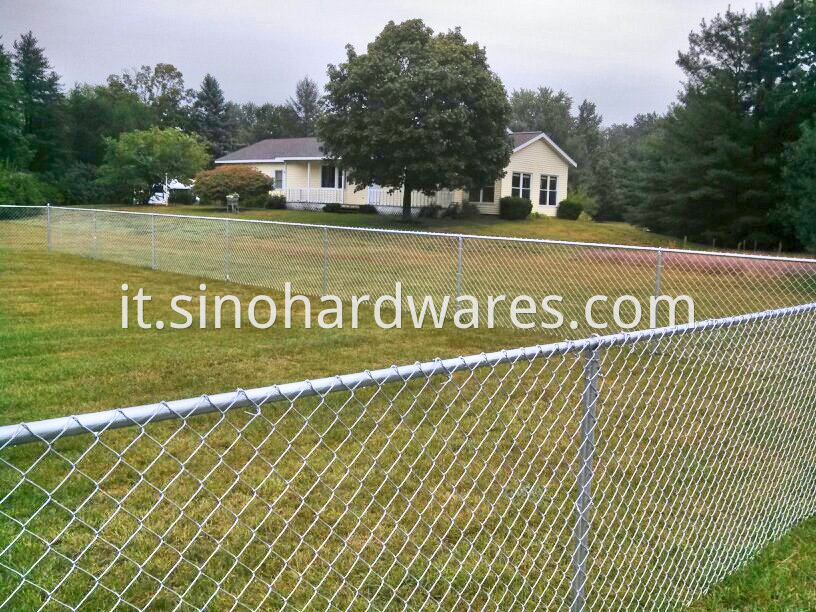 residential chain link fence